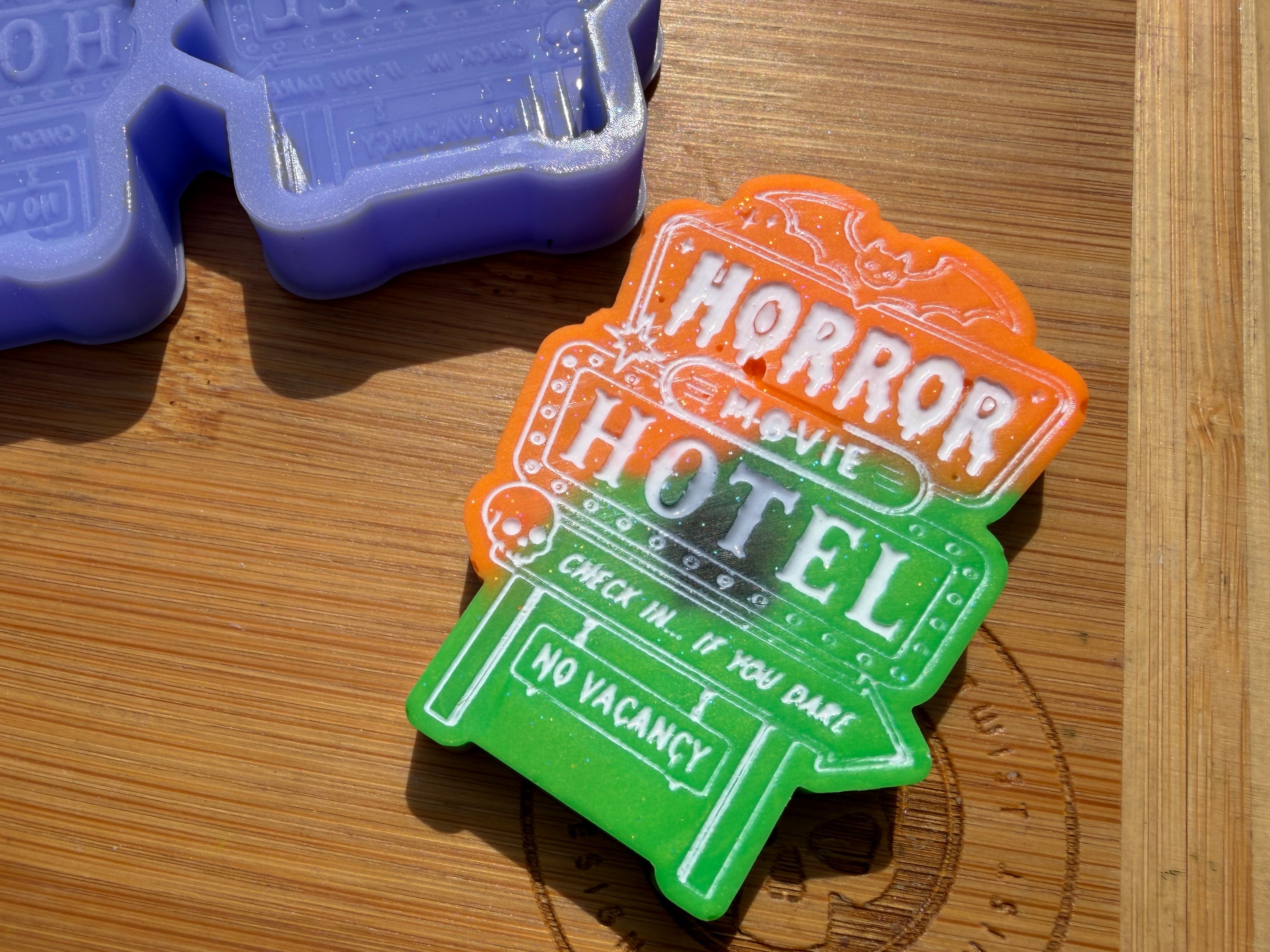 Horror Hotel Silicone Mold - 3 Cavities