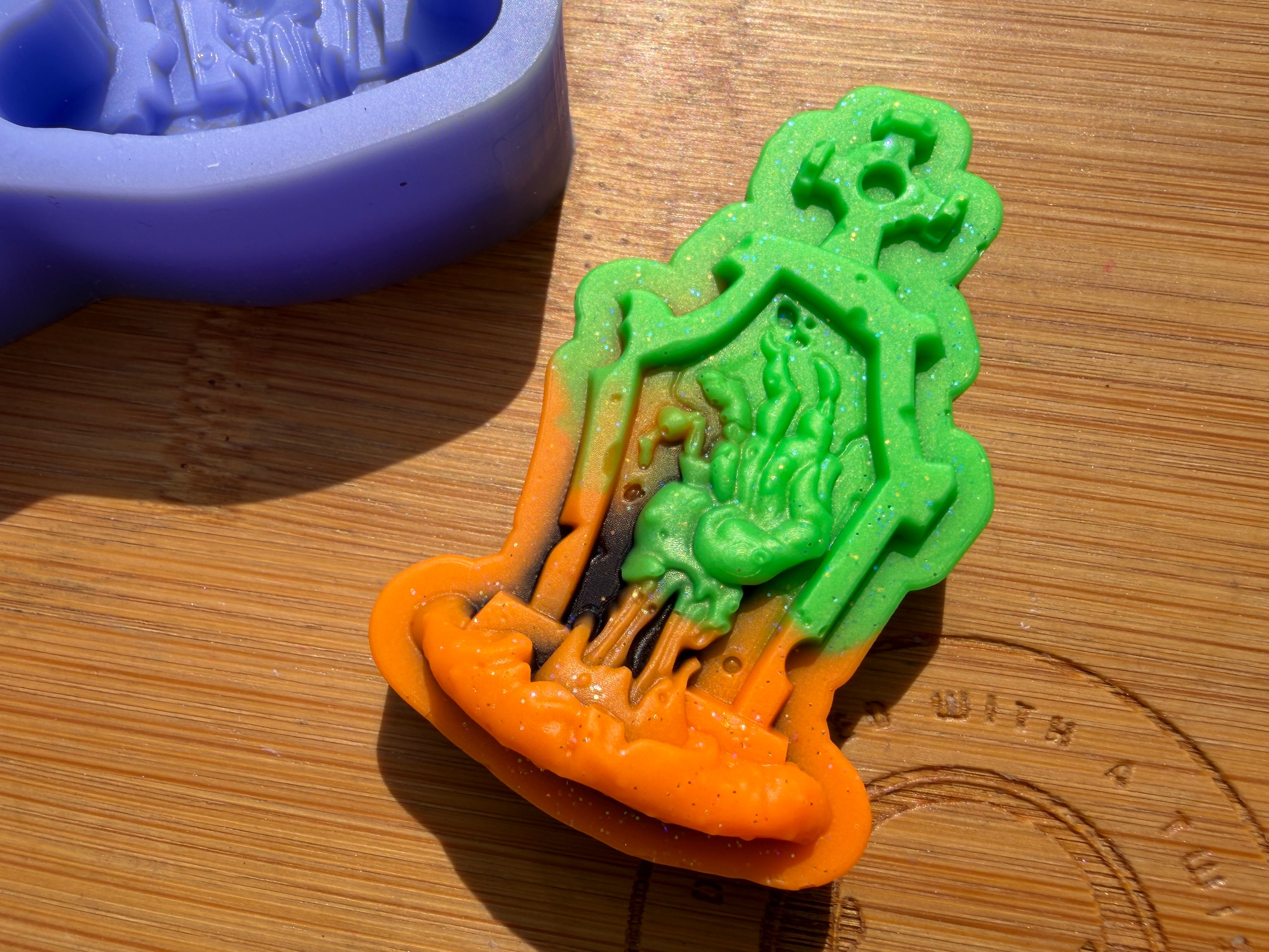 3d Zombie Hand Grave Silicone Mold - 3 Cavities