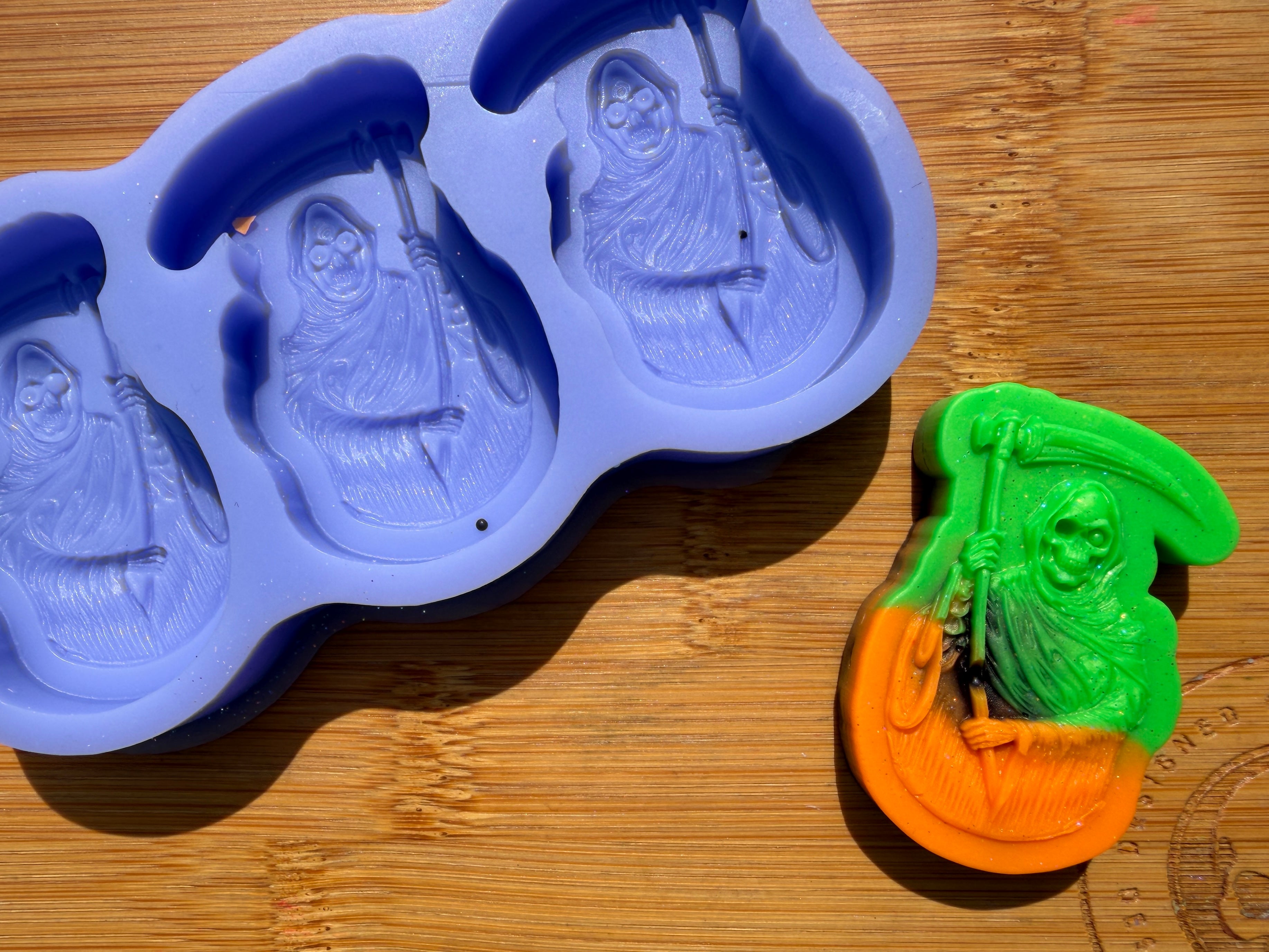 Mini 3d Reaper Silicone Mold - 3 Cavities