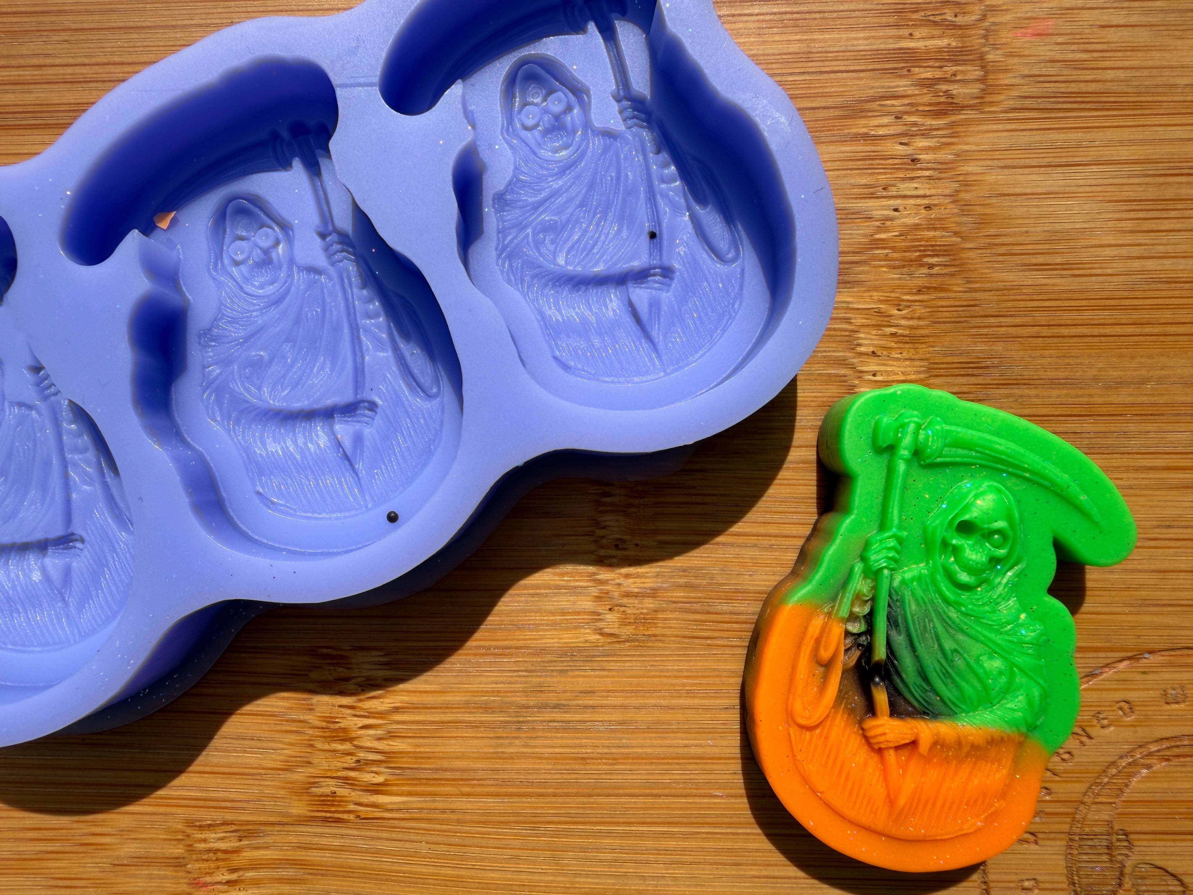 Mini 3d Reaper Silicone Mold - 3 Cavities
