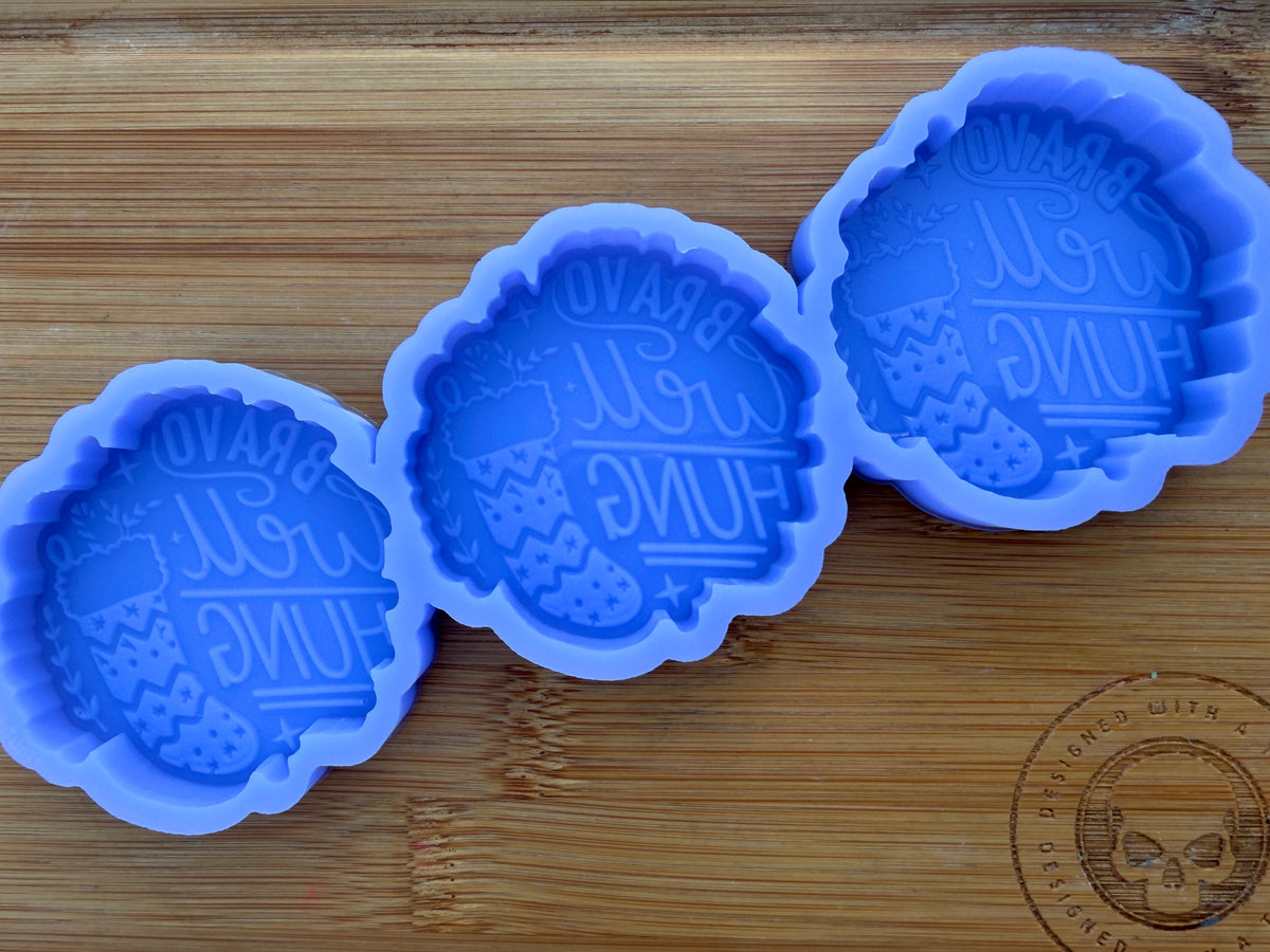 Bravo Well Hung Silicone Mold - 3 Cavities