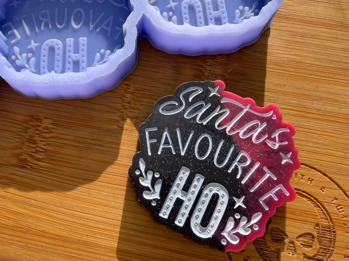 Santa's Favourite Ho Silicone Mold - 3 Cavities