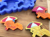 Sun Lounger Silicone Mold - Designed with a Twist - Top quality silicone molds made in the UK.