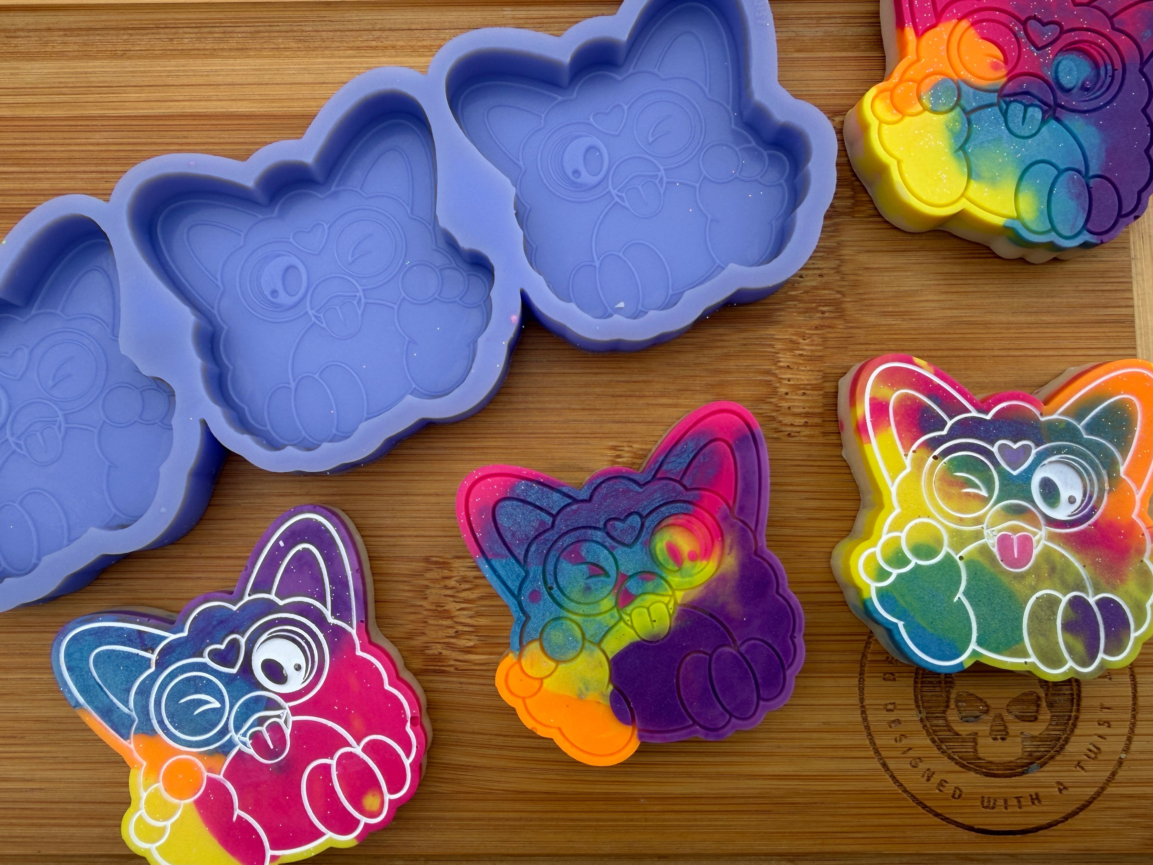 Fur-Baby Silicone Mold Trio