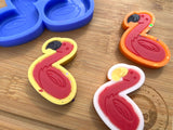Flamingo Floatie Silicone Mold - Designed with a Twist - Top quality silicone molds made in the UK.