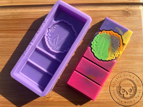 Floral Bunny Ears Snapbar Silicone Mold - Designed with a Twist - Top quality silicone molds made in the UK.