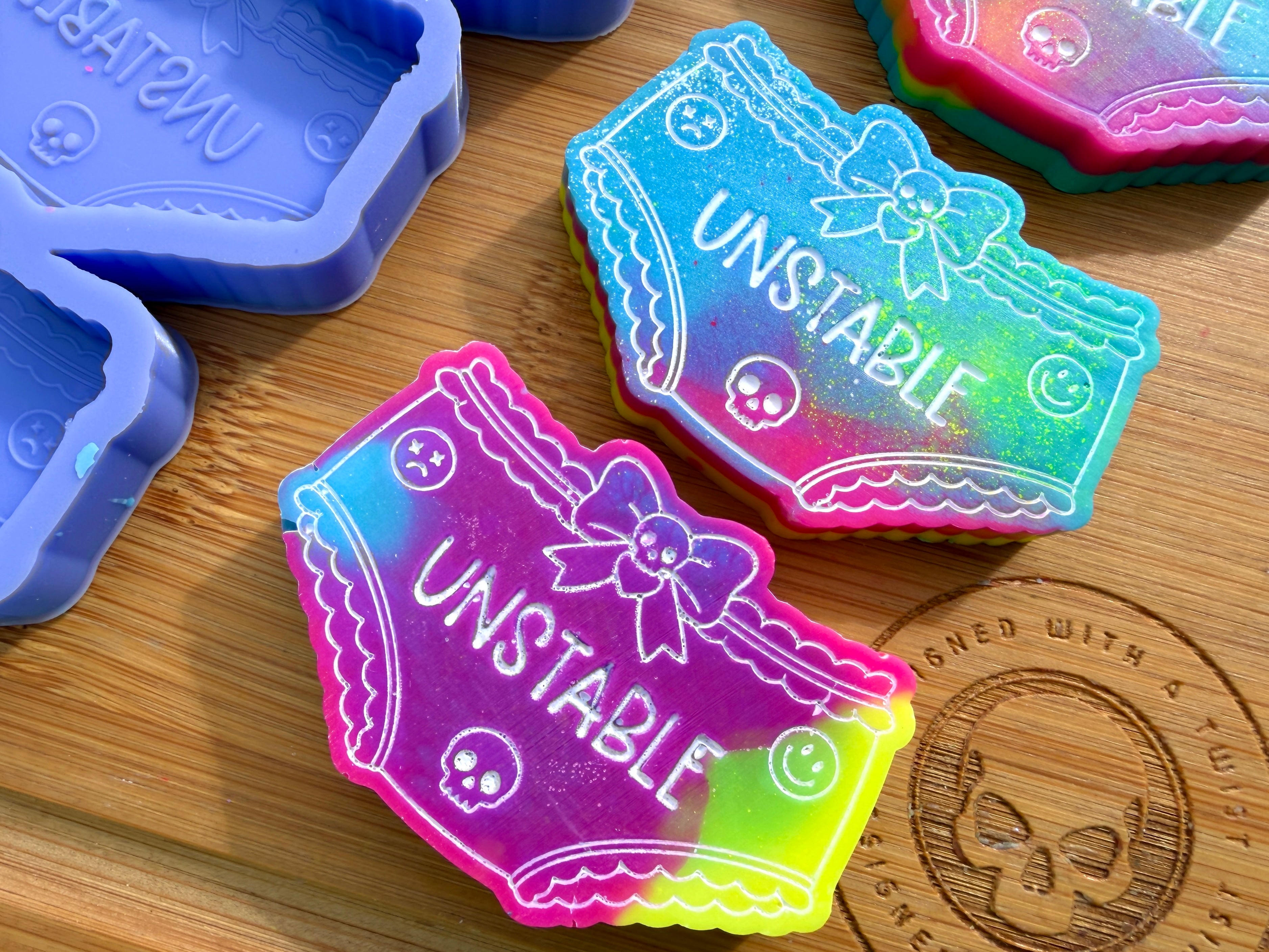 Unstable Pants Silicone Mold - 3 Cavities
