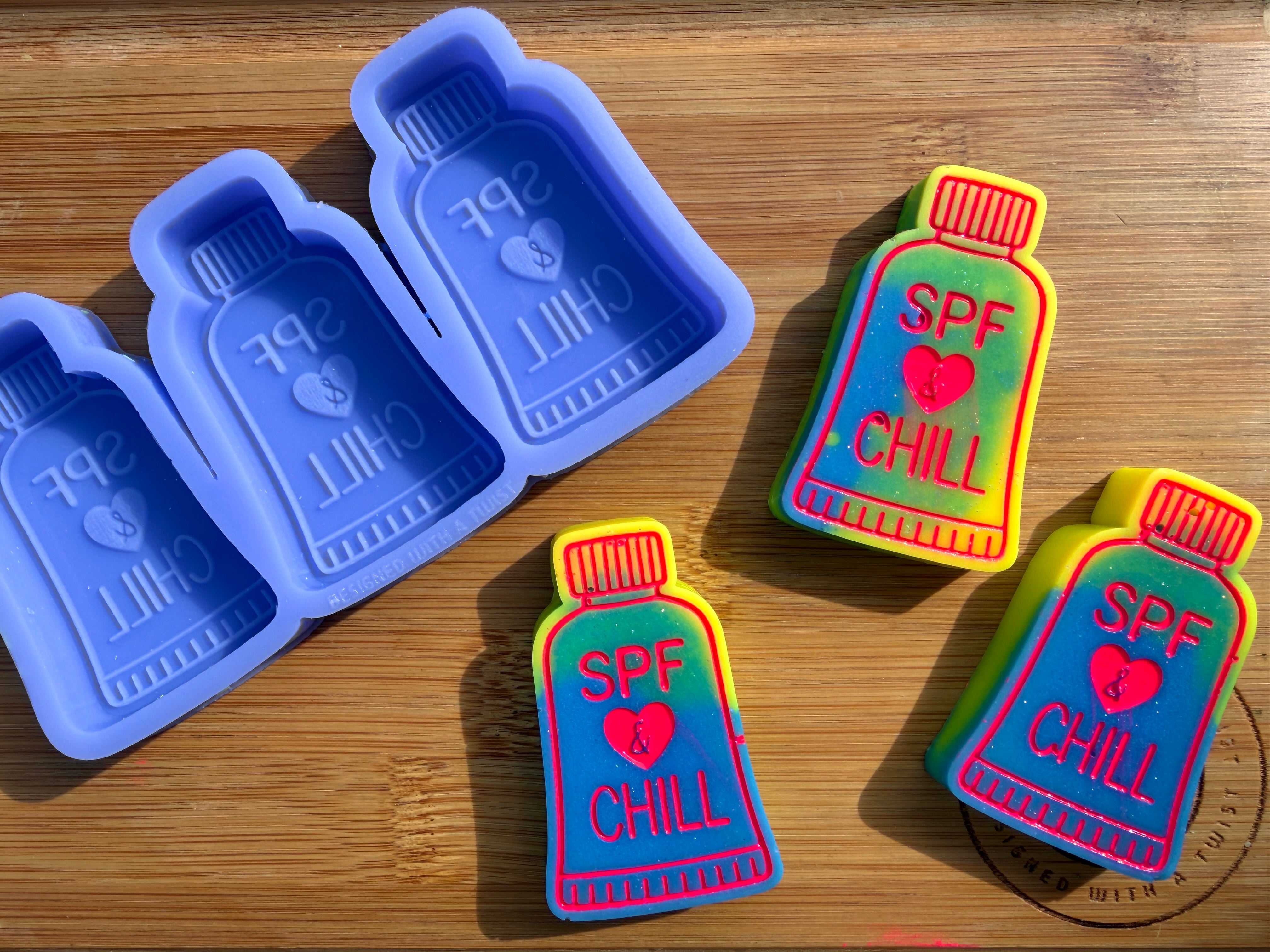 SPF & Chill Silicone Mold - 3 Cavities