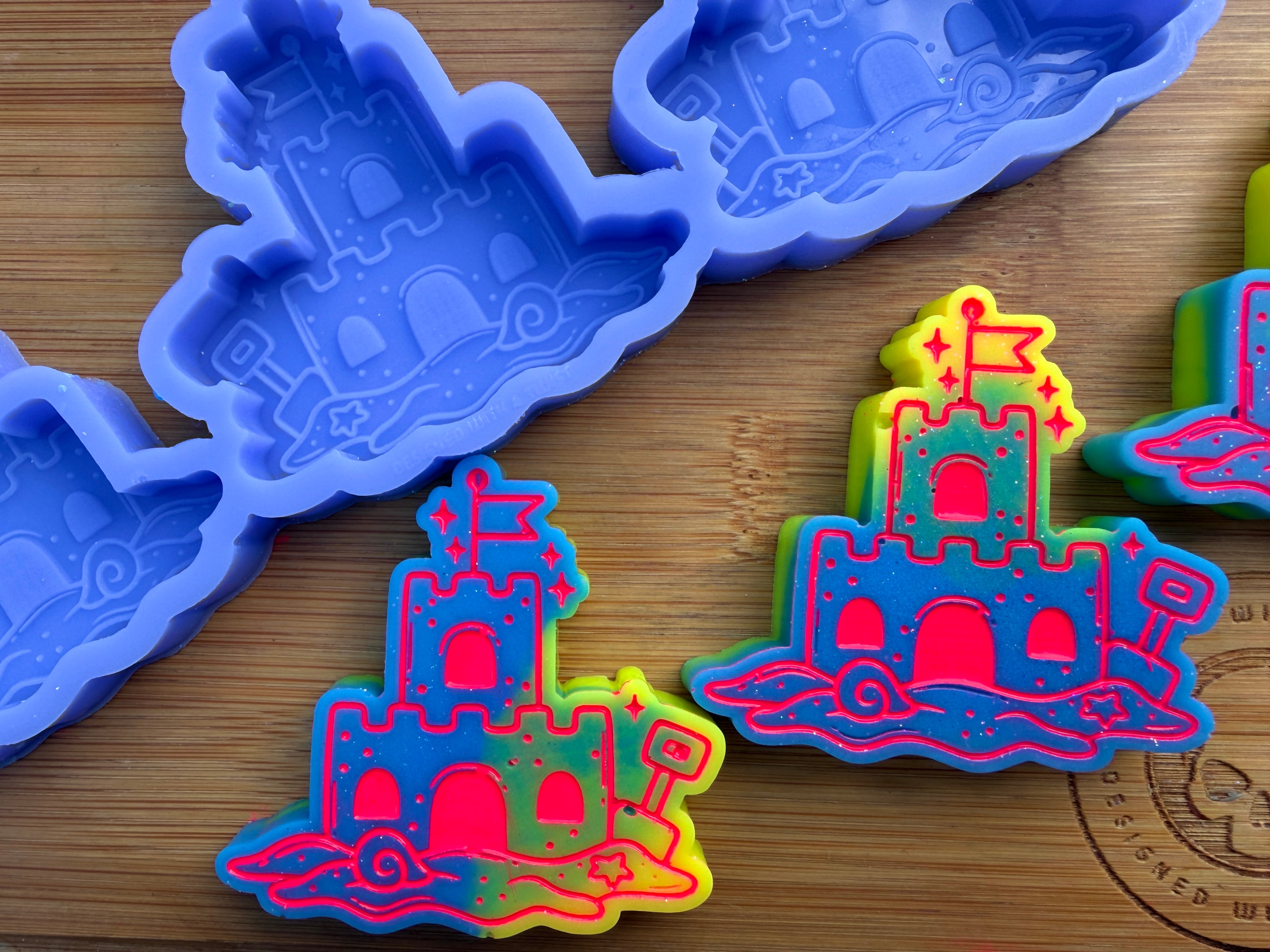 Sand Castle Silicone Mold - 3 Cavities