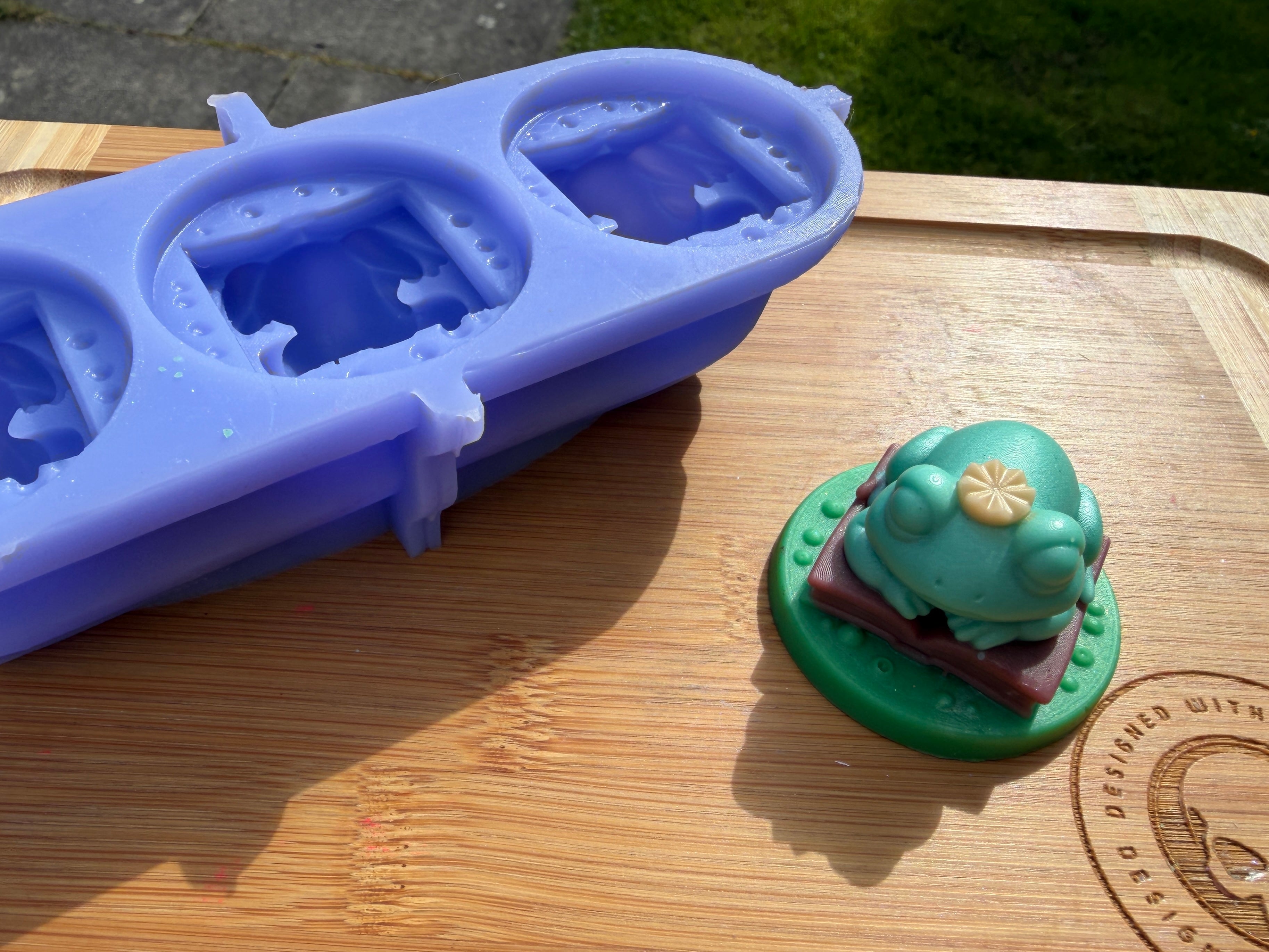3D Fairytale Frog Silicone Mold - 3 Cavities