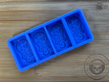 Baby Rattle Silicone Mold - HoBa Edition - Designed with a Twist - Top quality silicone molds made in the UK.