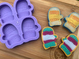 Cosy Mittens Wax Melt Silicone Mold