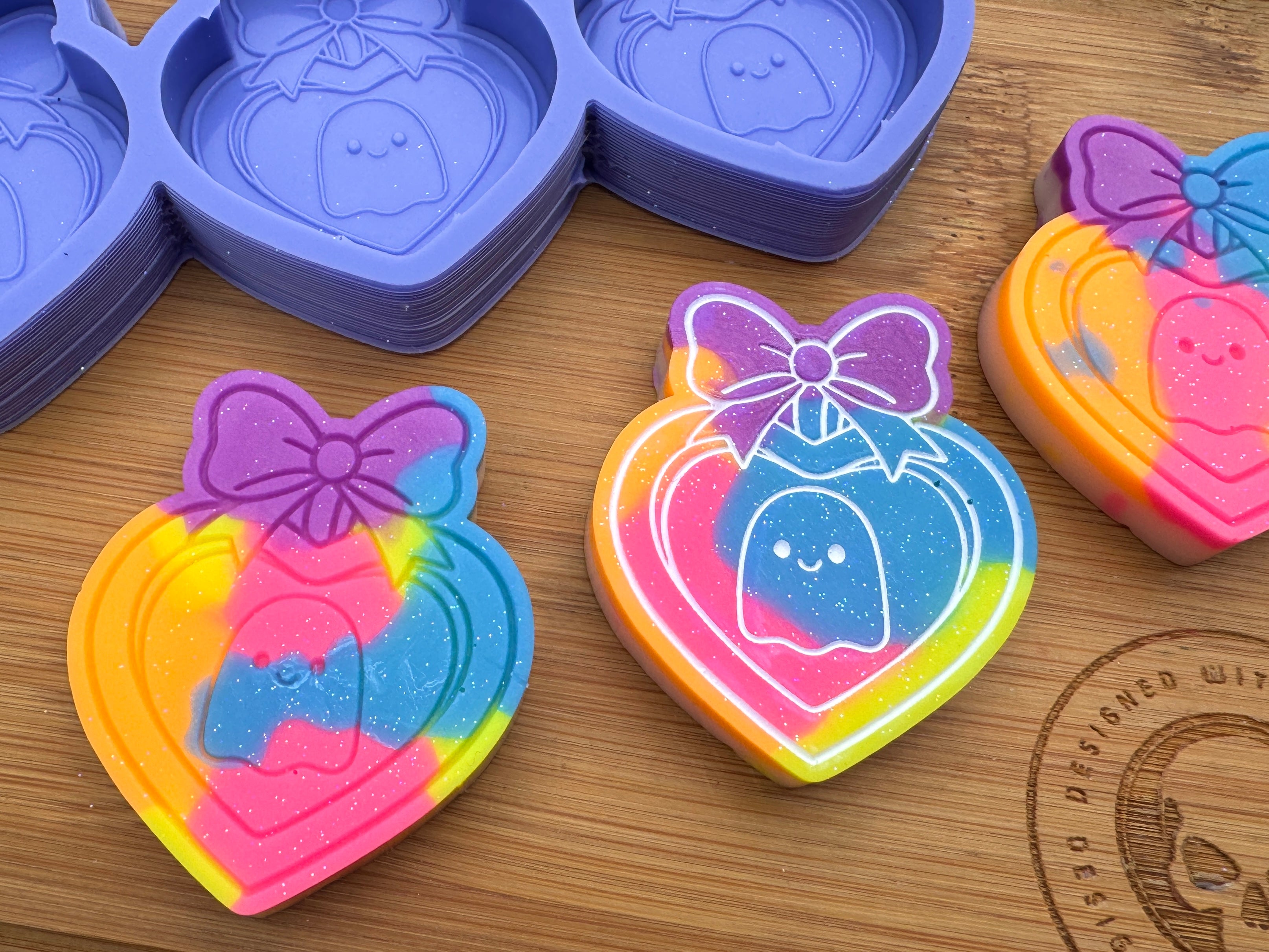 Ghost Locket Silicone Trio Mold