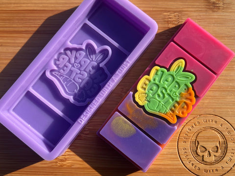 Happy Easter Snapbar Silicone Mold - Designed with a Twist - Top quality silicone molds made in the UK.