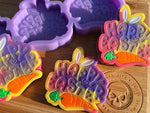 Happy Easter Wax Melt Silicone Mold - Designed with a Twist - Top quality silicone molds made in the UK.