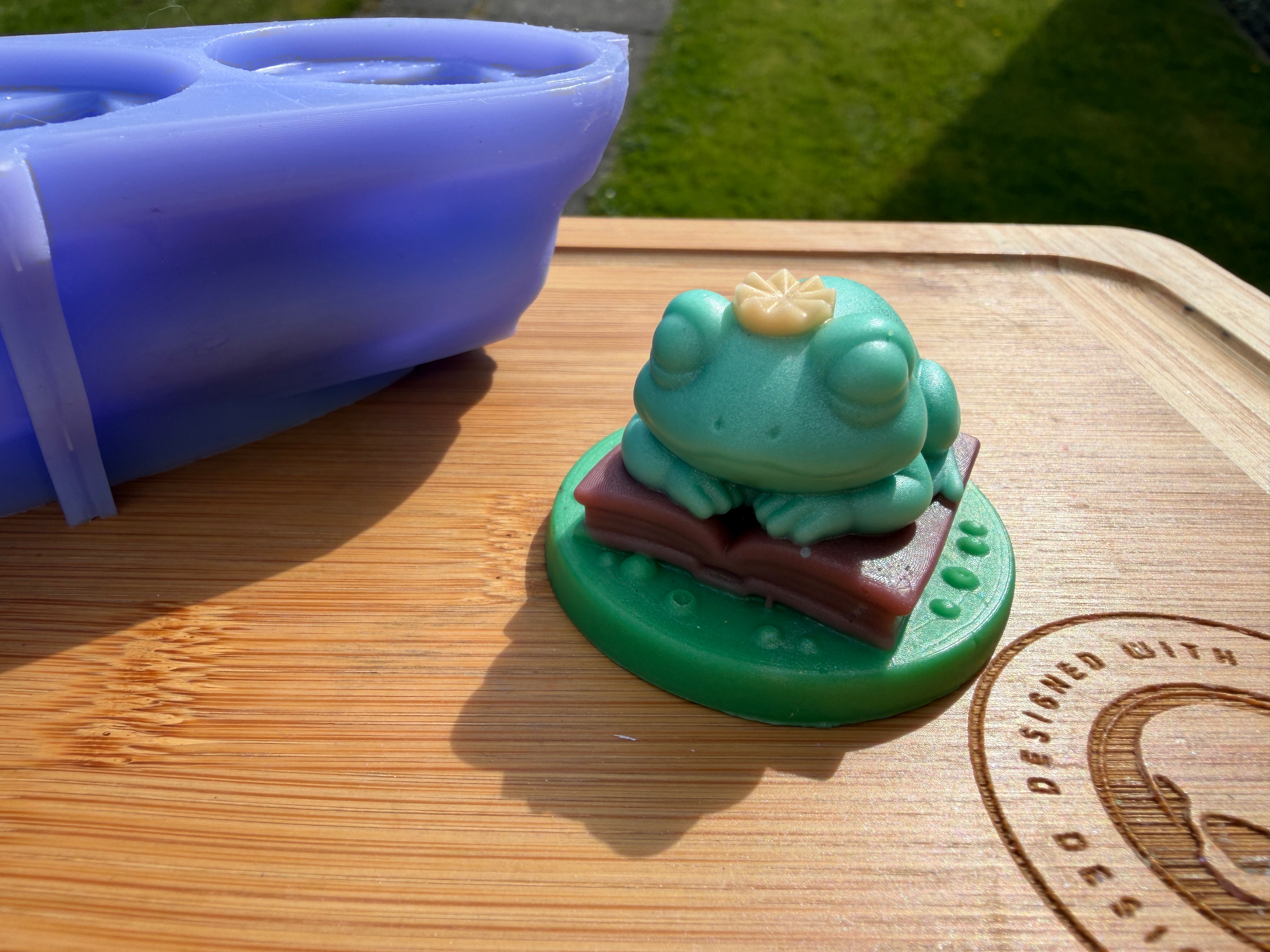 3D Fairytale Frog Silicone Mold - 3 Cavities