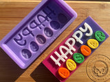 3D Happy Easter Snapbar Silicone Mold