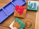 Sweet But Twisted Wax Melt Silicone Mold - Designed with a Twist - Top quality silicone molds made in the UK.