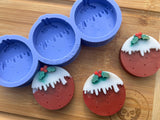 Christmas Pudding Silicone Mold - Designed with a Twist - Top quality silicone molds made in the UK.