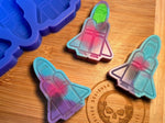Spaceship Silicone Mold - Designed with a Twist - Top quality silicone molds made in the UK.