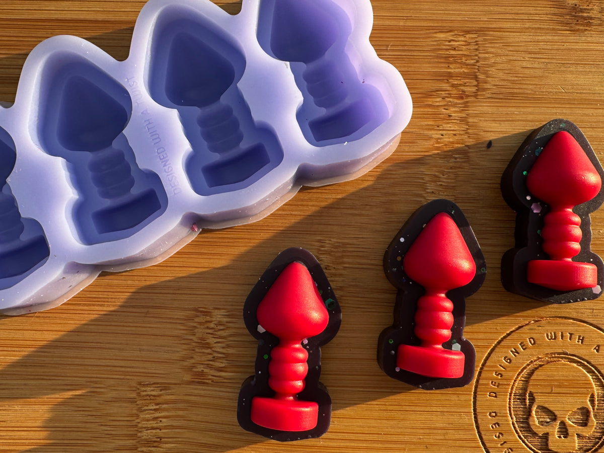 Cuttable Plug Mold Mini Butt Plug Silicone Mold | Designed with a Twist
