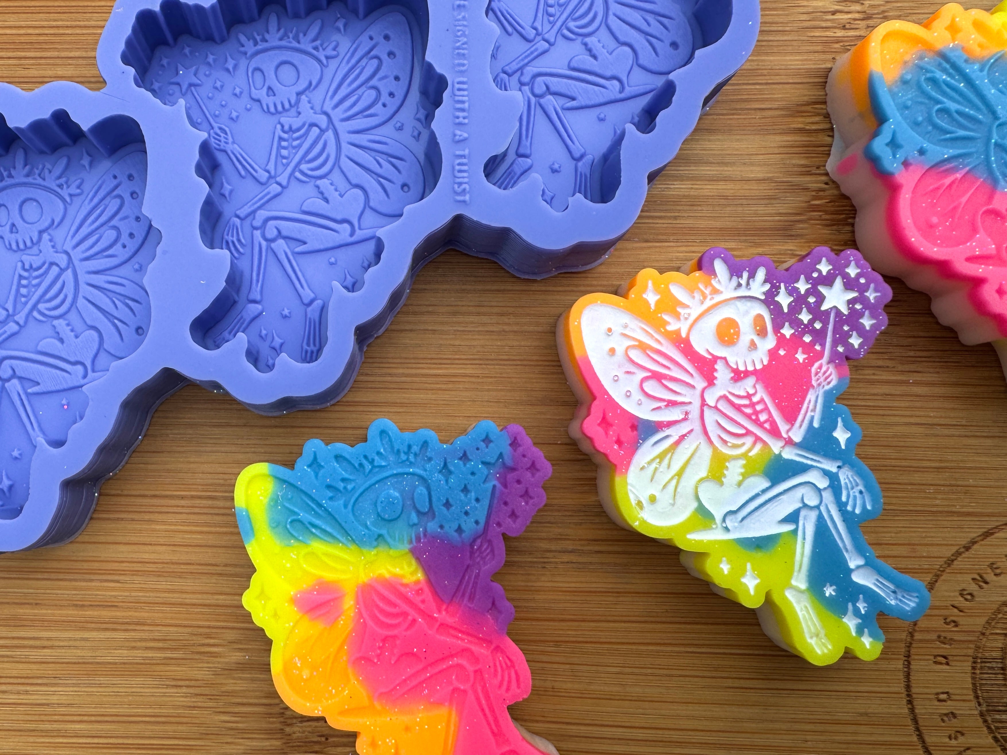 Skeleton Fairy Silicone Trio Mold