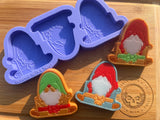 Christmas Gonk Wax Melt Silicone Mold - Designed with a Twist - Top quality silicone molds made in the UK.