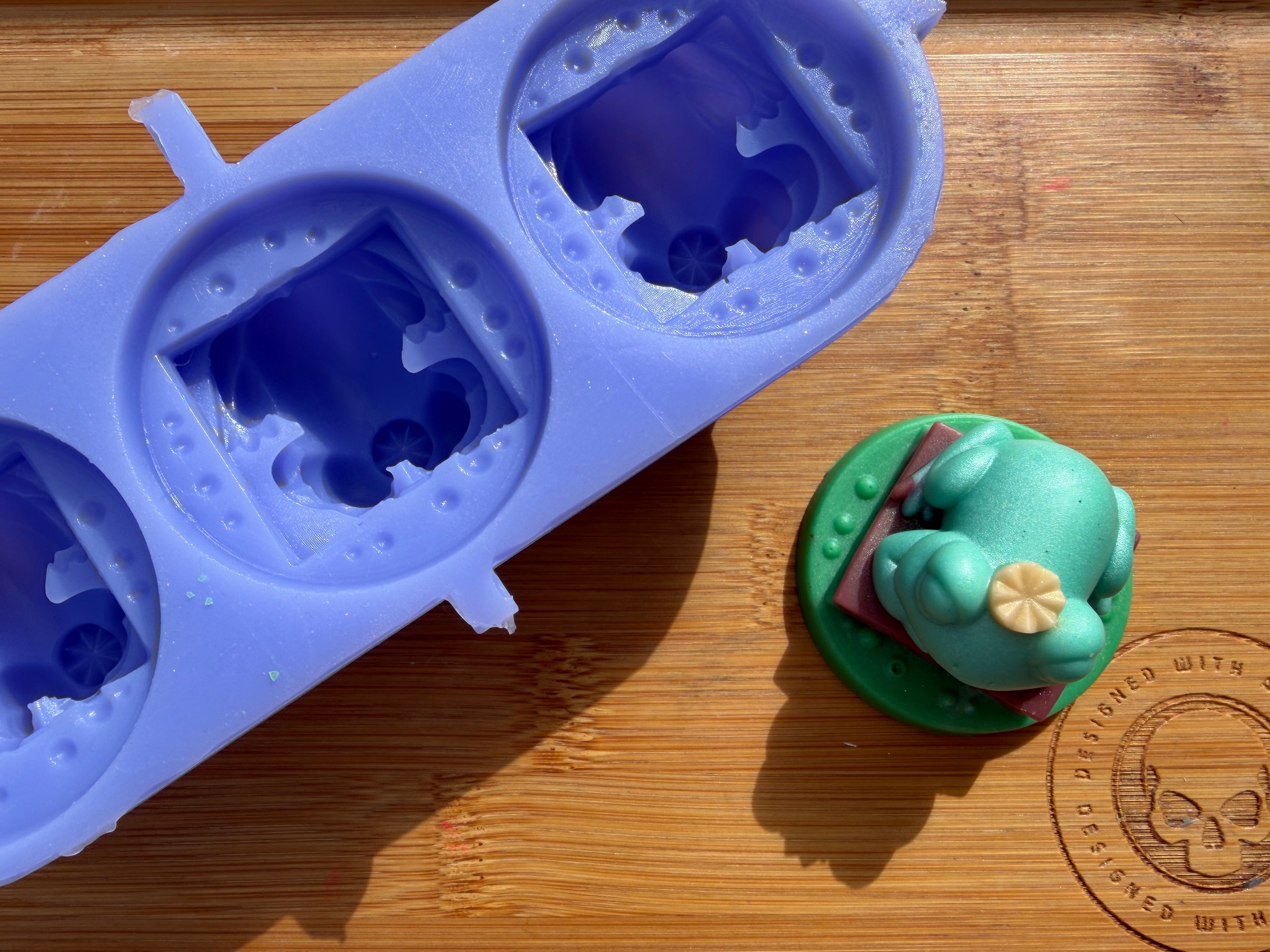 3D Fairytale Frog Silicone Mold - 3 Cavities