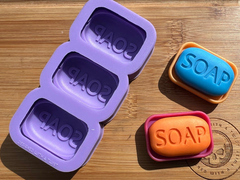 Soap Tray Silicone Mold - Designed with a Twist - Top quality silicone molds made in the UK.