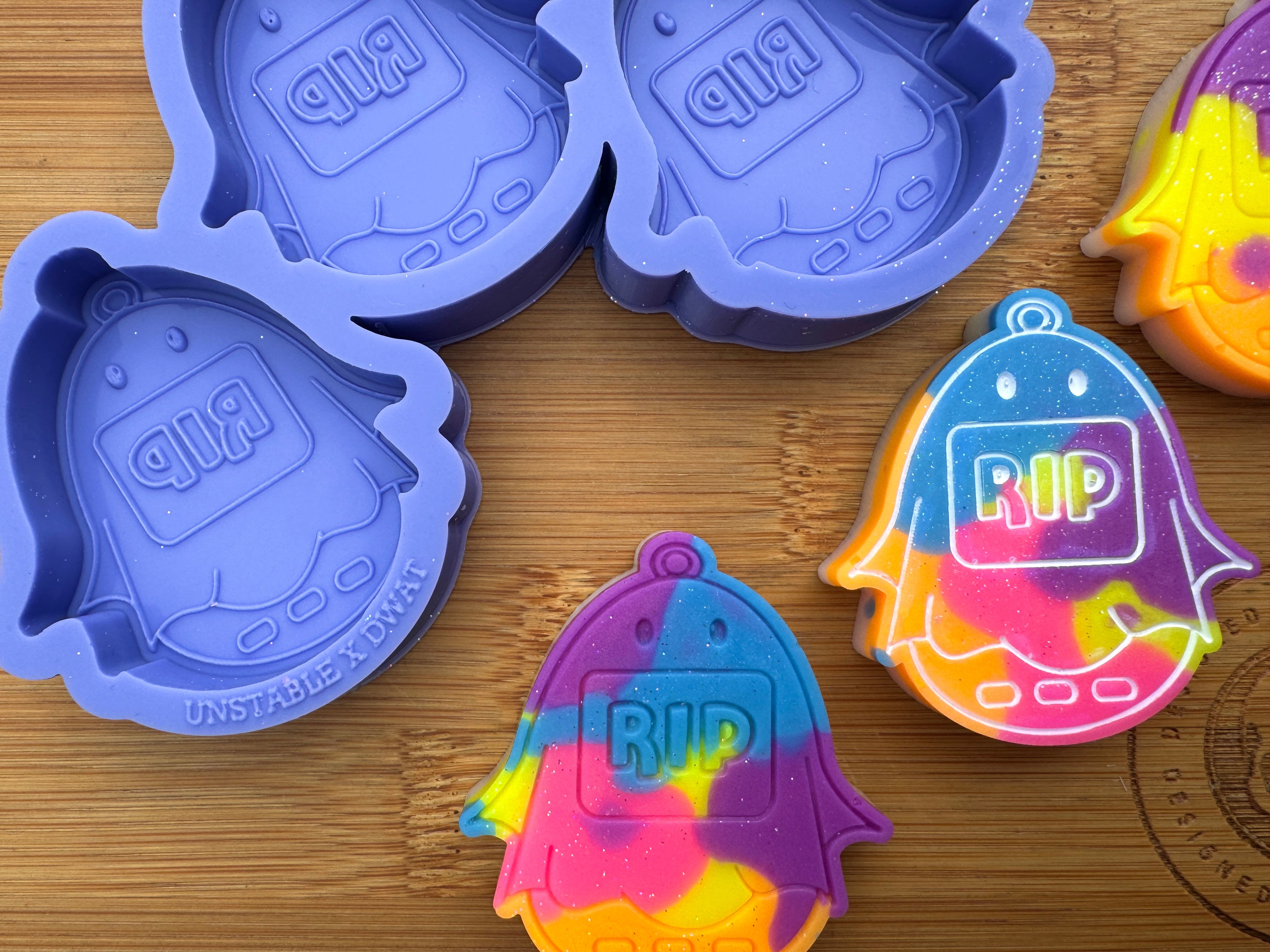 RIP Ghost Pet Silicone Trio Mold