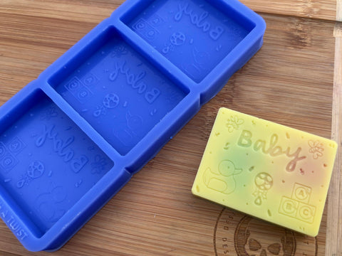 Micro Baby Slab Silicone Mold - Designed with a Twist - Top quality silicone molds made in the UK.