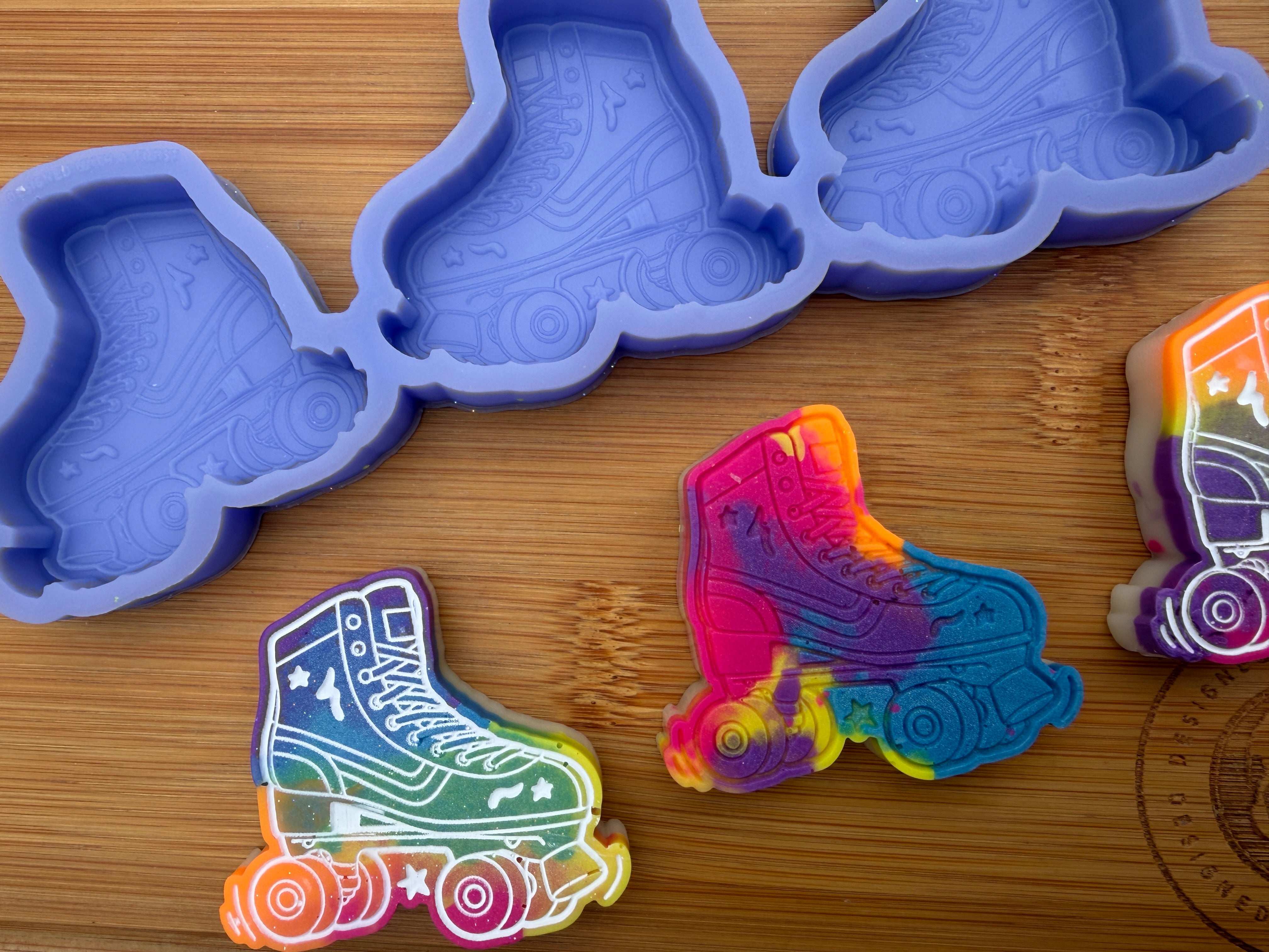Roller Skate Silicone Mold Trio