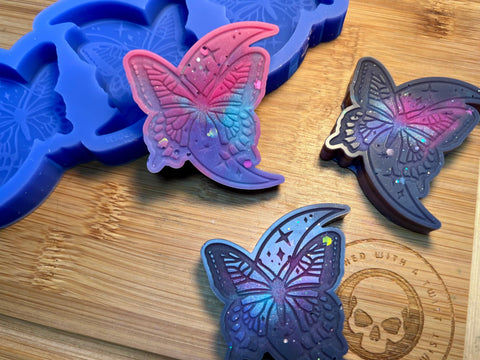 Butterfly Moon Silicone Mold - Designed with a Twist - Top quality silicone molds made in the UK.