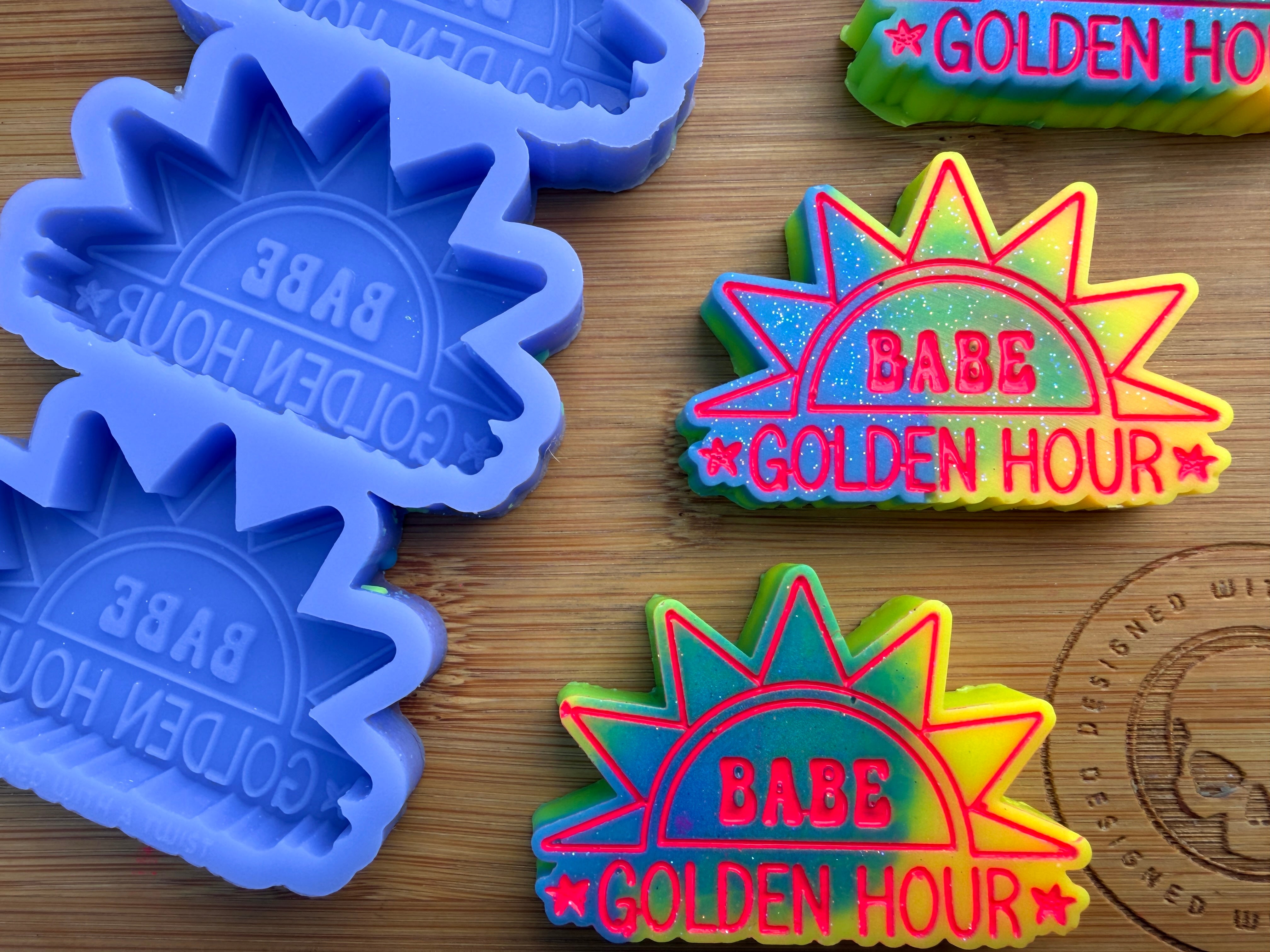 Golden Hour Babe Silicone Mold - 3 Cavities