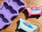 Bathing Cow Silicone Mold - Designed with a Twist - Top quality silicone molds made in the UK.