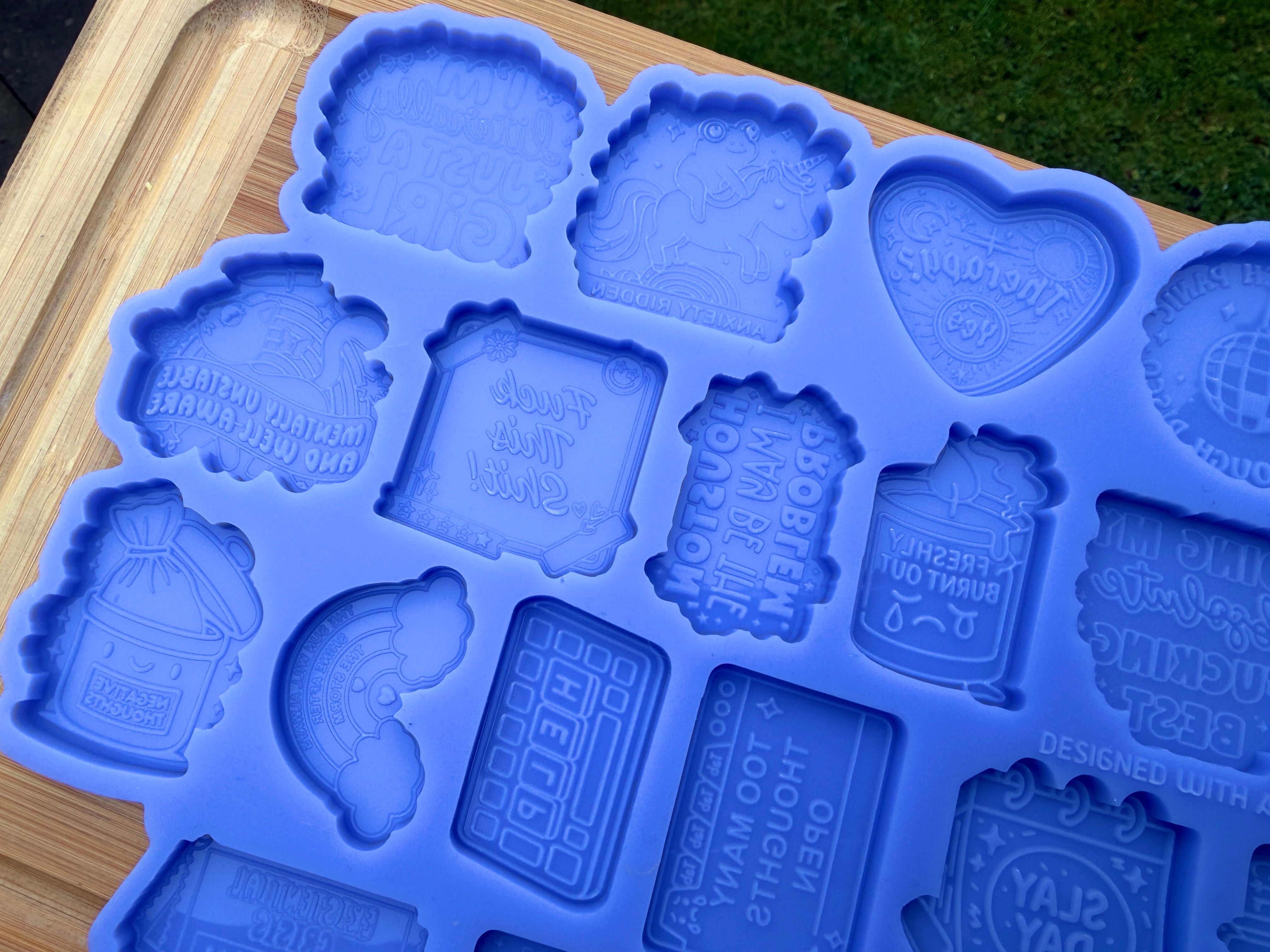 Dark Humour Topper Palette Silicone Mold