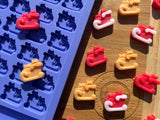 Santa Sleigh Scrape n Scoop Silicone Mold - Designed with a Twist - Top quality silicone molds made in the UK.
