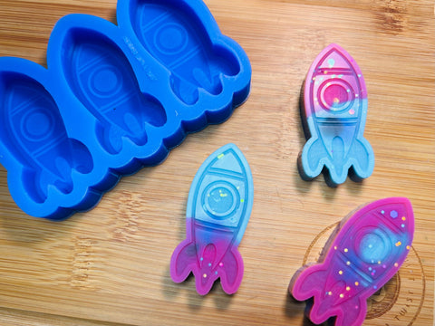 Rocket Silicone Mold - Designed with a Twist - Top quality silicone molds made in the UK.