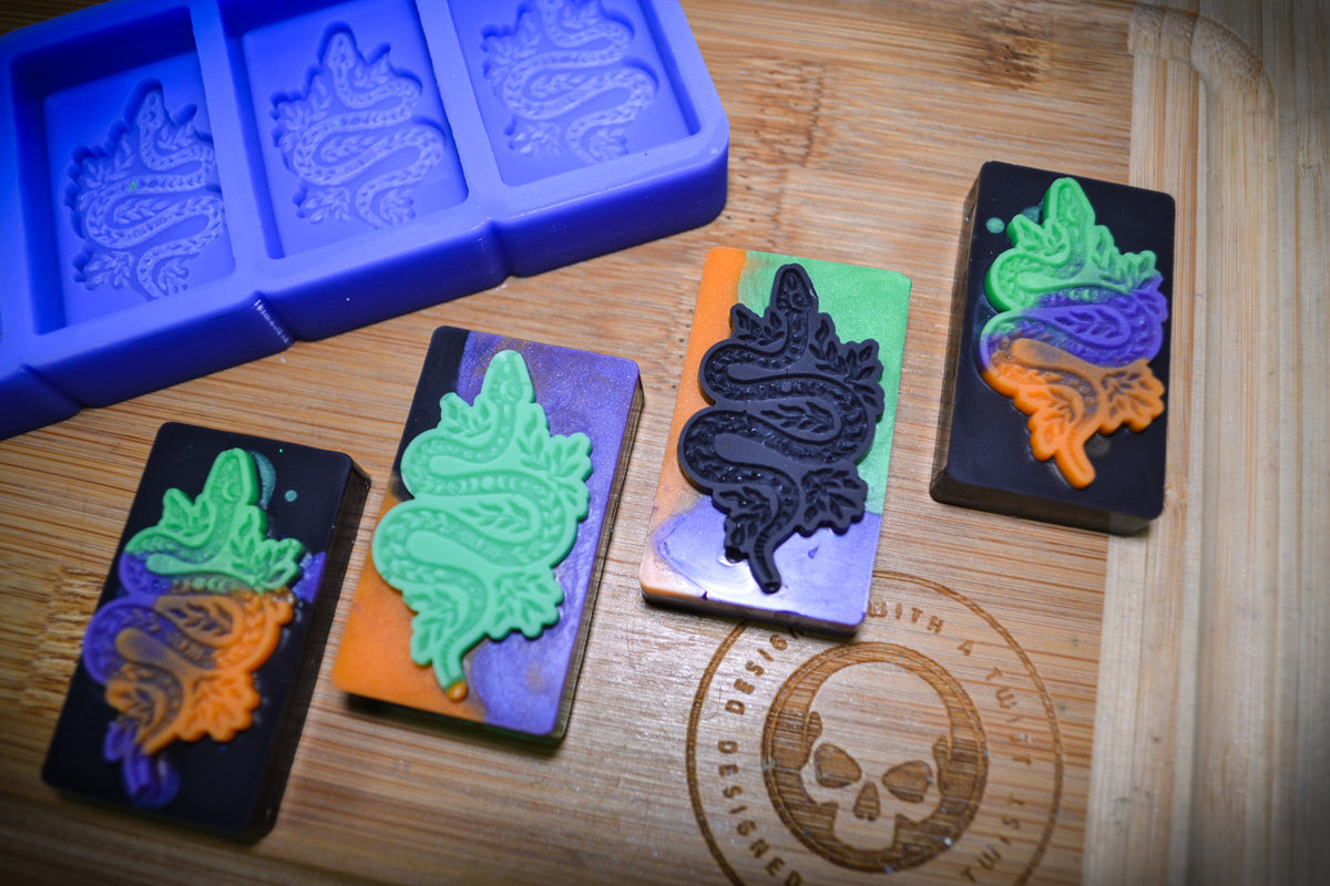 Gothic Snake Silicone Mold - HoBa Edition | Designed with a Twist