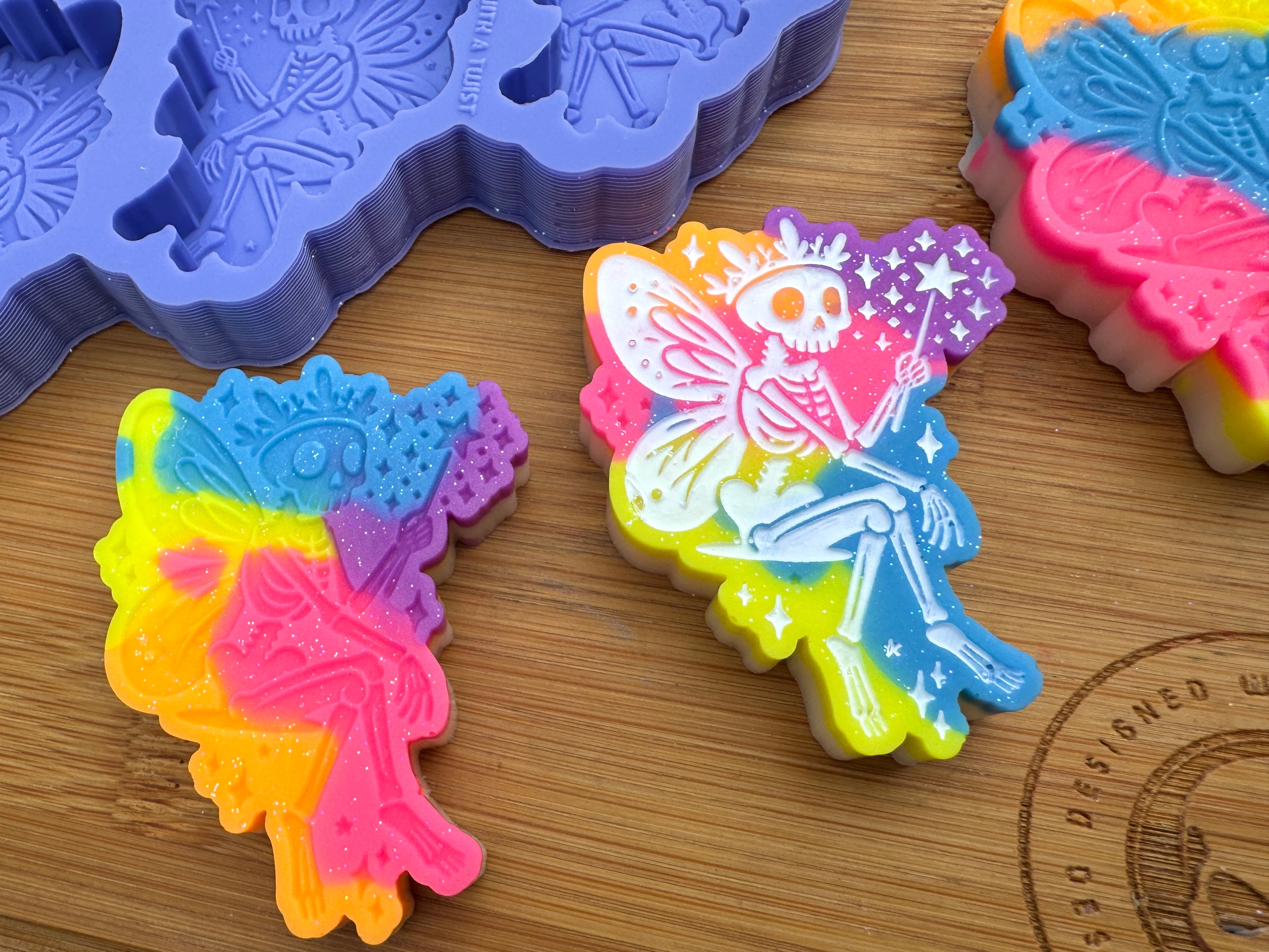 Skeleton Fairy Silicone Trio Mold
