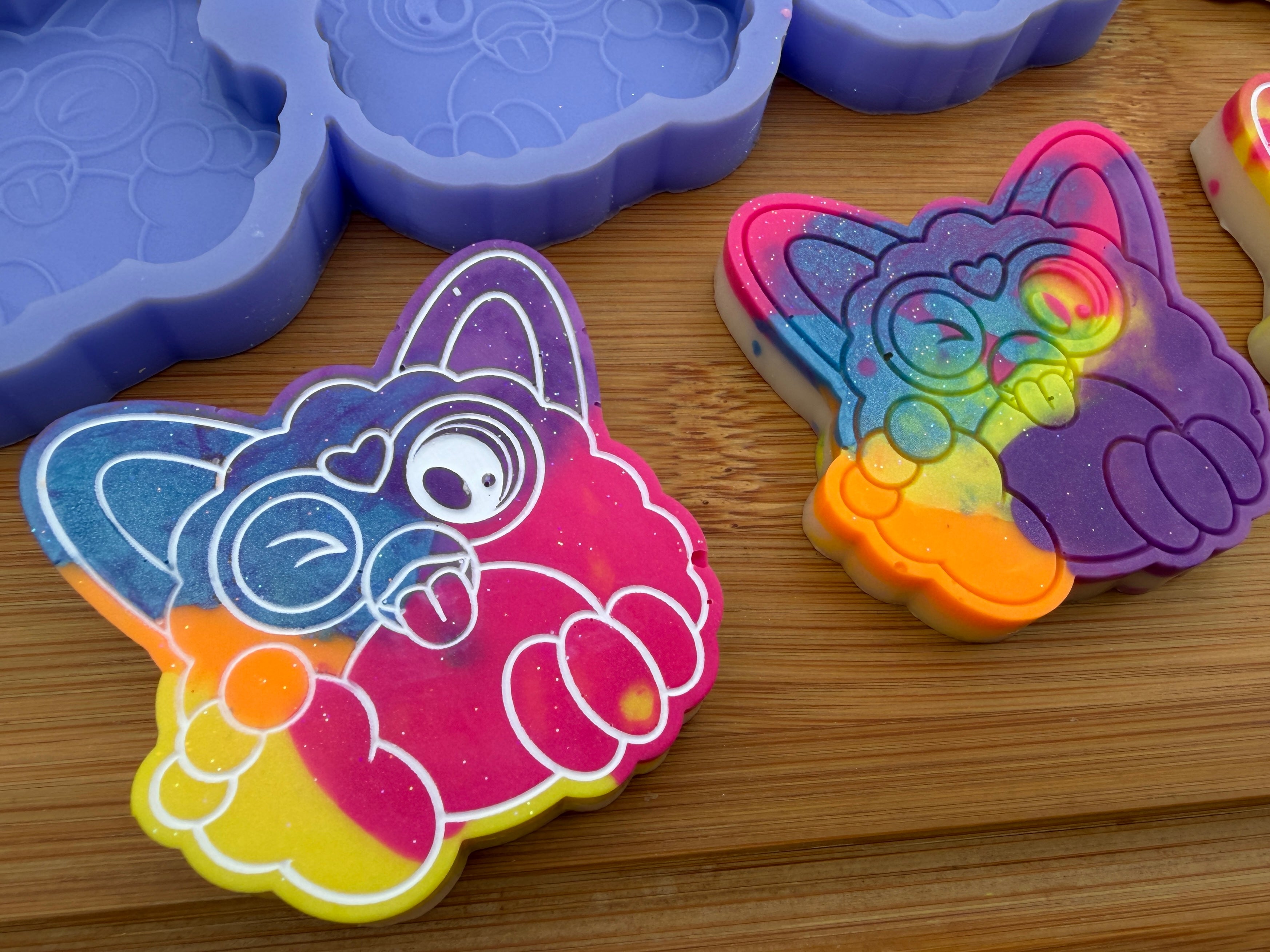 Fur-Baby Silicone Mold Trio