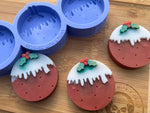 Christmas Pudding Silicone Mold - Designed with a Twist - Top quality silicone molds made in the UK.