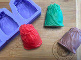 Santa's Sack Wax Melt Silicone Mold - Designed with a Twist - Top quality silicone molds made in the UK.