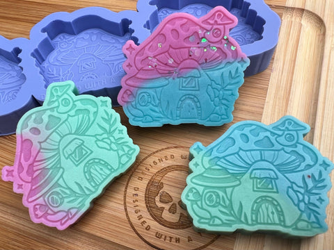 Fairy House Wax Melt Silicone Mold - Designed with a Twist - Top quality silicone molds made in the UK.
