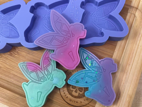Fairy Wax Melt Silicone Mold - Designed with a Twist - Top quality silicone molds made in the UK.