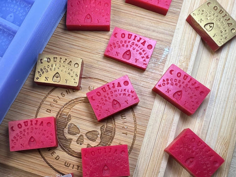 Ouija Board Scrape n Scoop Wax Silicone Mold - Designed with a Twist - Top quality silicone molds made in the UK.