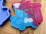 Large Cleaning Trolley Wax Melt Silicone Mold