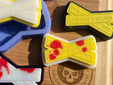 Crime Scene Tape Wax Melt Silicone Mold - Designed with a Twist - Top quality silicone molds made in the UK.