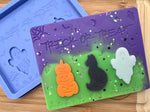 Trick or Treat Halloween Slab Silicone Mold