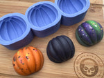 Plain Pumpkin Wax Melt Silicone Mold - Flat Back - Designed with a Twist - Top quality silicone molds made in the UK.